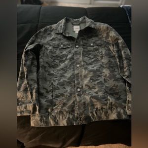 Cat & Jack Boys Army Fatigue Jacket